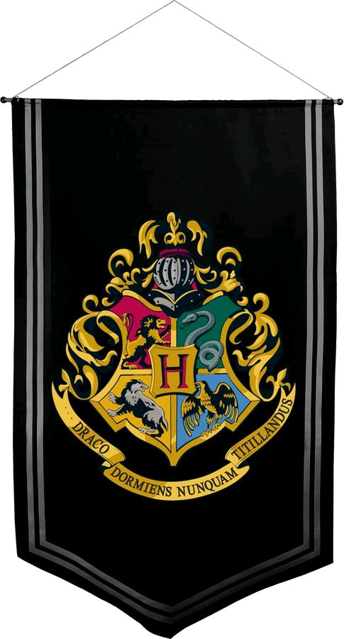 Harry Potter - Hogwarts Satin Banner - Ozzie Collectables
