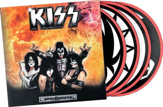 KISS - Round Coaster Set - Ozzie Collectables