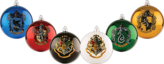 Harry Potter - House Crest Bauble Set - Ozzie Collectables