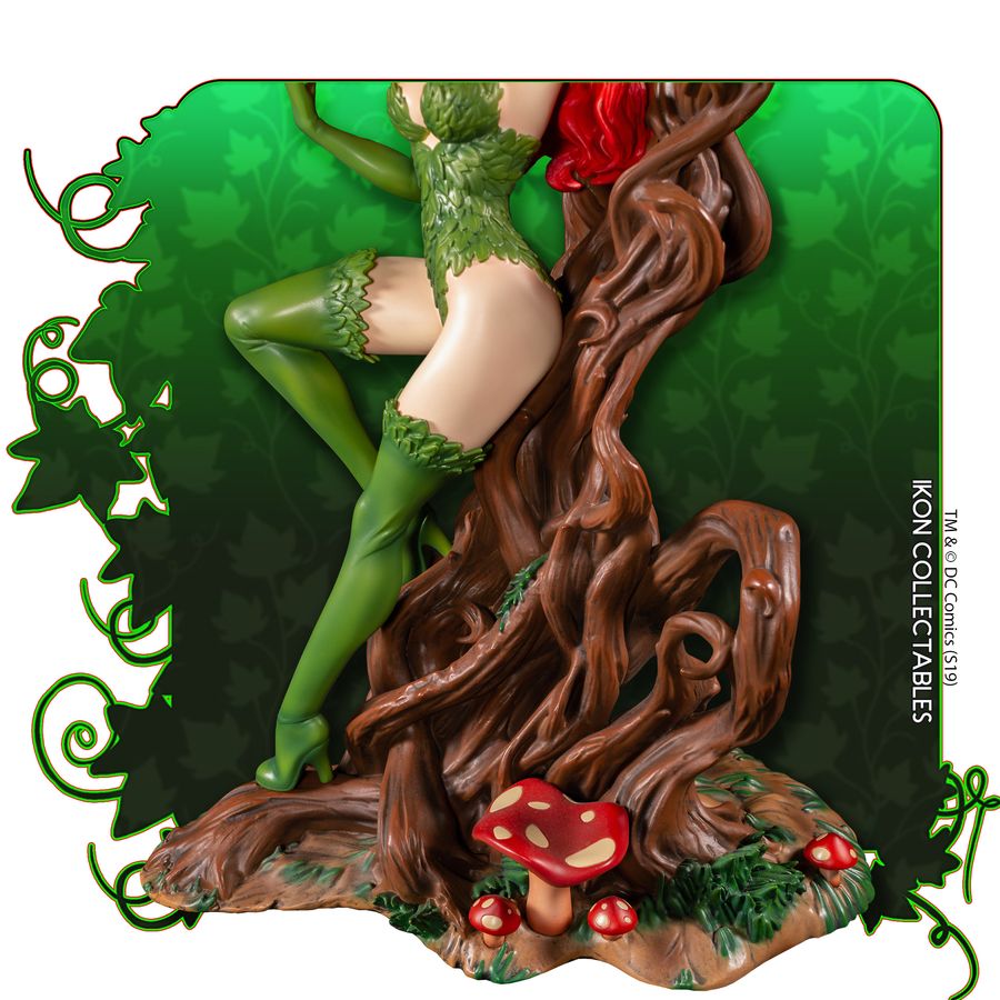Batman - Poison Ivy on Vine Throne with Killer Flower Statue (with 1-of-1 Chance) - Ozzie Collectables