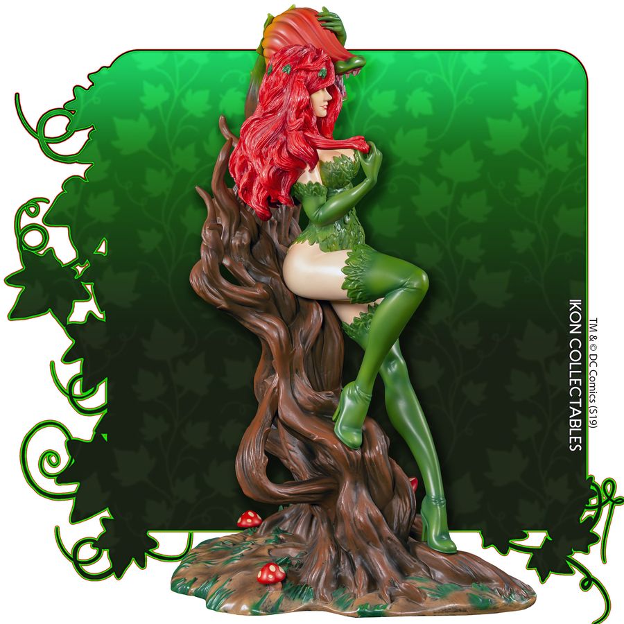 Batman - Poison Ivy on Vine Throne with Killer Flower Statue (with 1-of-1 Chance) - Ozzie Collectables
