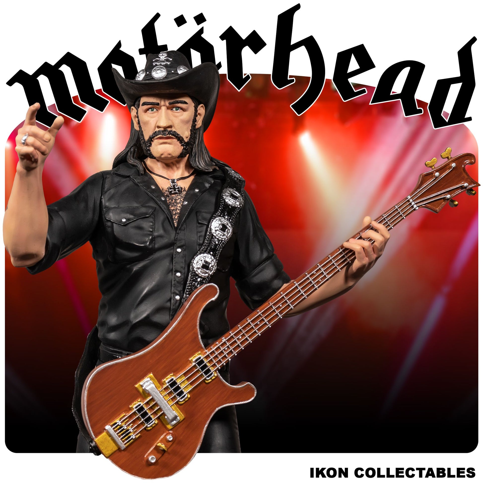 Motörhead - Lemmy Kilmister 1:6 Scale Statue - Ozzie Collectables