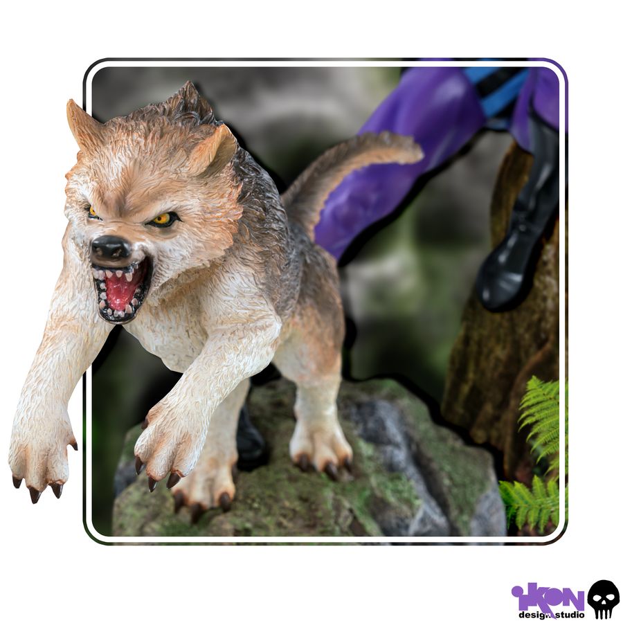 The Phantom - Phantom and Devil Purple Suit Statue