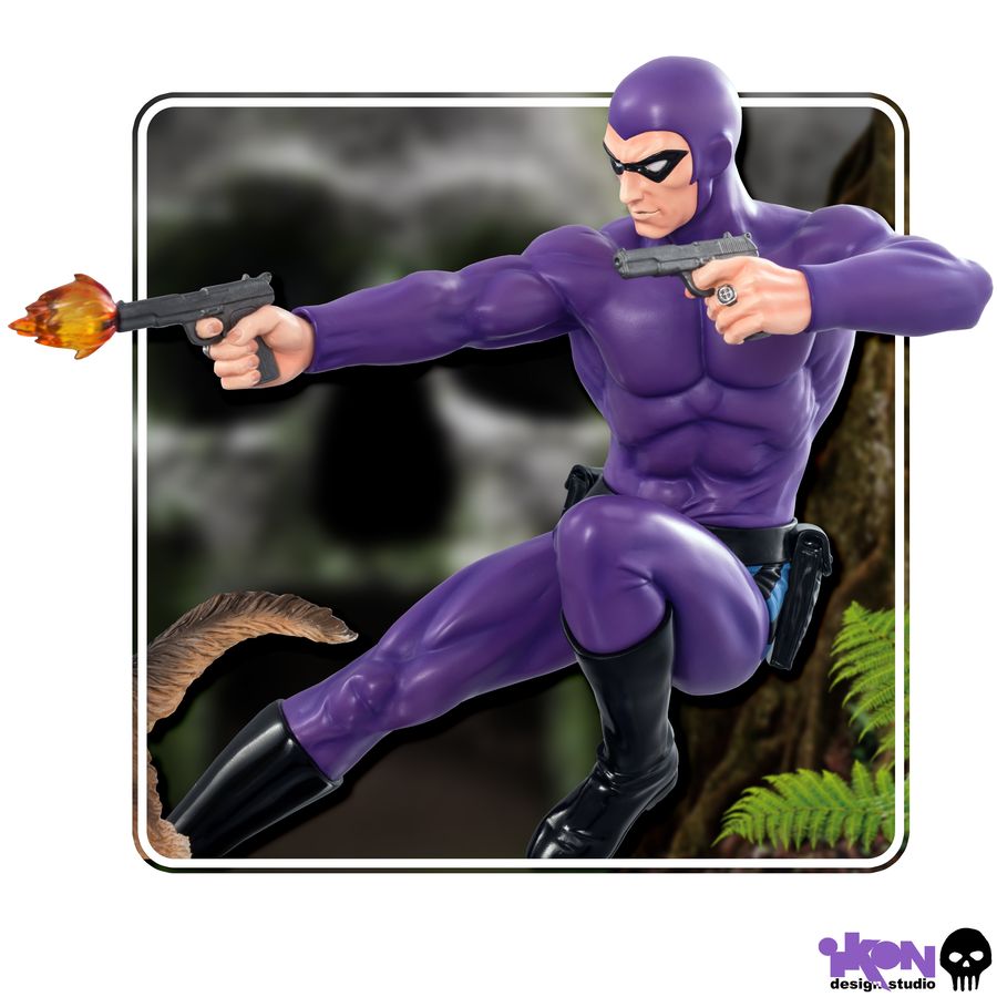 The Phantom - Phantom and Devil Purple Suit Statue