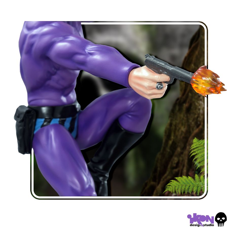 The Phantom - Phantom and Devil Purple Suit Statue