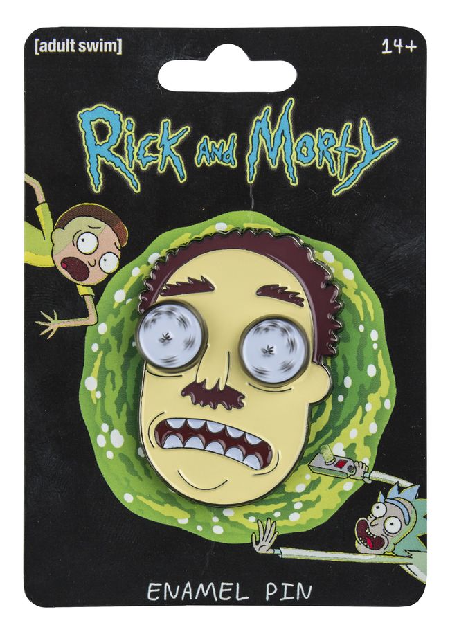 Rick and Morty - Ants-in-my-Eyes Johnson Spinning Enamel Pin - Ozzie Collectables
