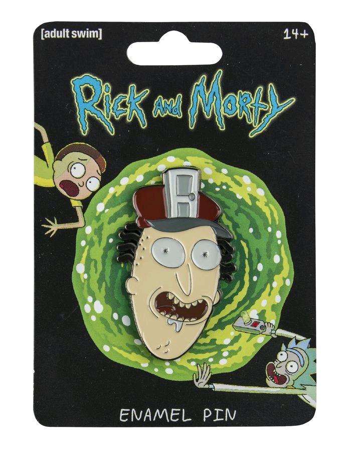 Rick and Morty - Fake Doors Salesman Enamel Pin - Ozzie Collectables