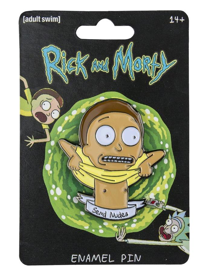 Rick and Morty - Send Nudes Enamel Pin - Ozzie Collectables