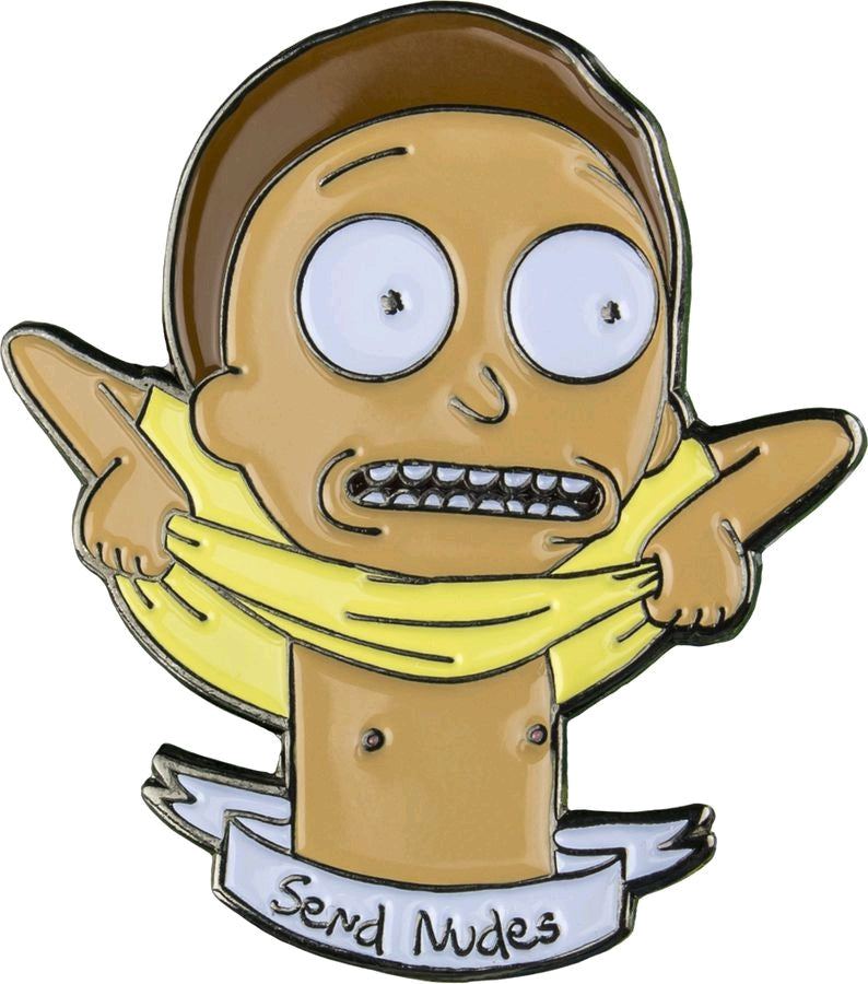 Rick and Morty - Send Nudes Enamel Pin - Ozzie Collectables