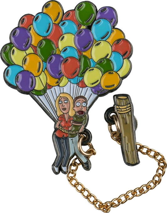 Rick and Morty - Jerry & Beth Floating Enamel Pin - Ozzie Collectables