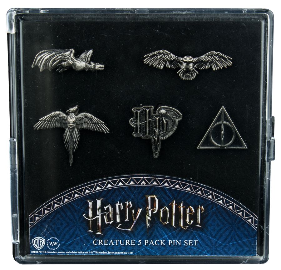 Harry Potter - Creatures Lapel Pin Set - Ozzie Collectables