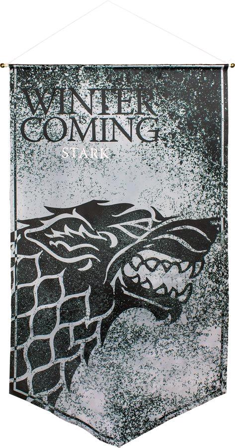 Game of Thrones - Stark of Winterfell Satin Banner - Ozzie Collectables