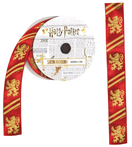 Harry Potter - Gryffindor Satin Ribbon (5 metres) - Ozzie Collectables