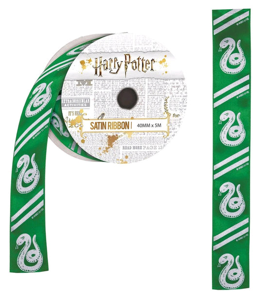Harry Potter - Slytherin Satin Ribbon (5 metres) - Ozzie Collectables