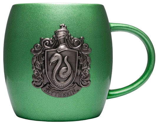 Harry Potter - Slytherin Metallic Crest Mug - Ozzie Collectables