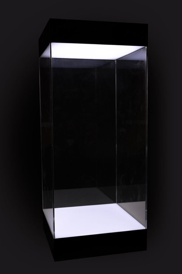Light-Up Acrylic Display Case 204 x 204 x 400mm - Ozzie Collectables