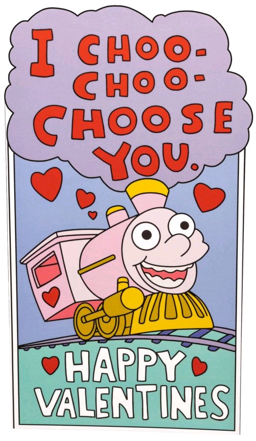 The Simpsons - I Choo Choo Choose You Replica Valentine's Day Card - Ozzie Collectables