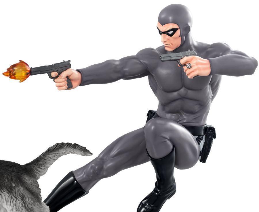 The Phantom - Phantom and Devil Grey Suit Statue - Ozzie Collectables