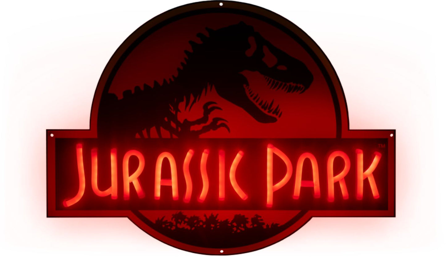 Jurassic Park - Logo Light-Up Neon Logo Sign - Ozzie Collectables