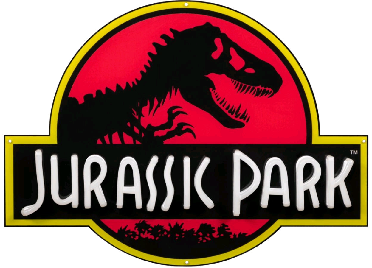 Jurassic Park - Logo Light-Up Neon Logo Sign - Ozzie Collectables