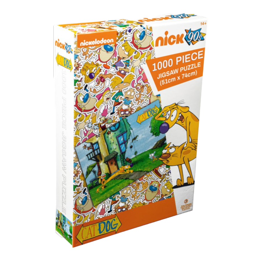 CatDog - Yard 1000 piece Jigsaw Puzzle