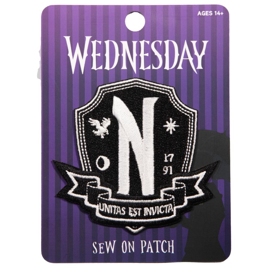 Wednesday - Nevermore School Logo Patch