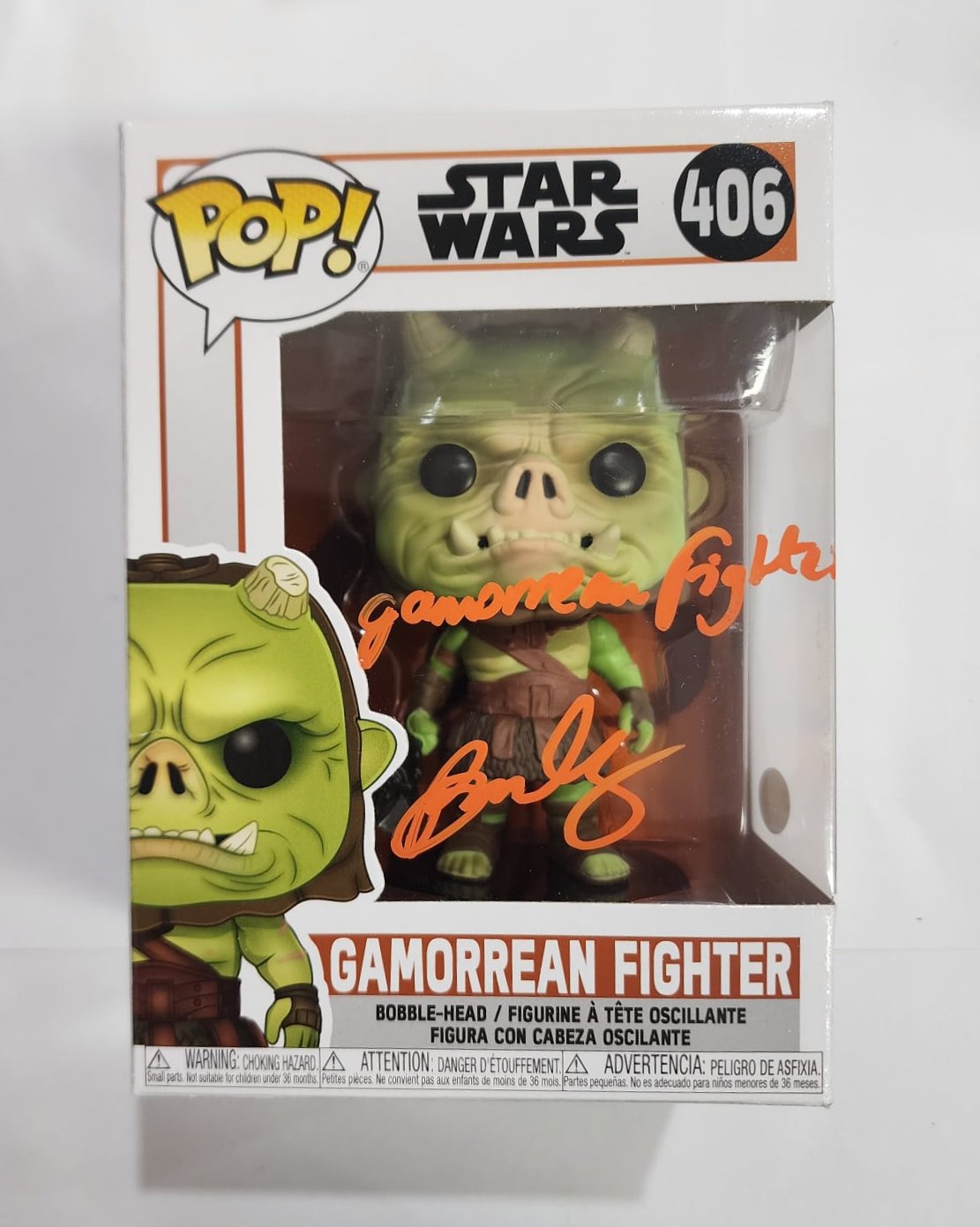 Star Wars - Gamorrean #406 Signed Pop! Vinyl