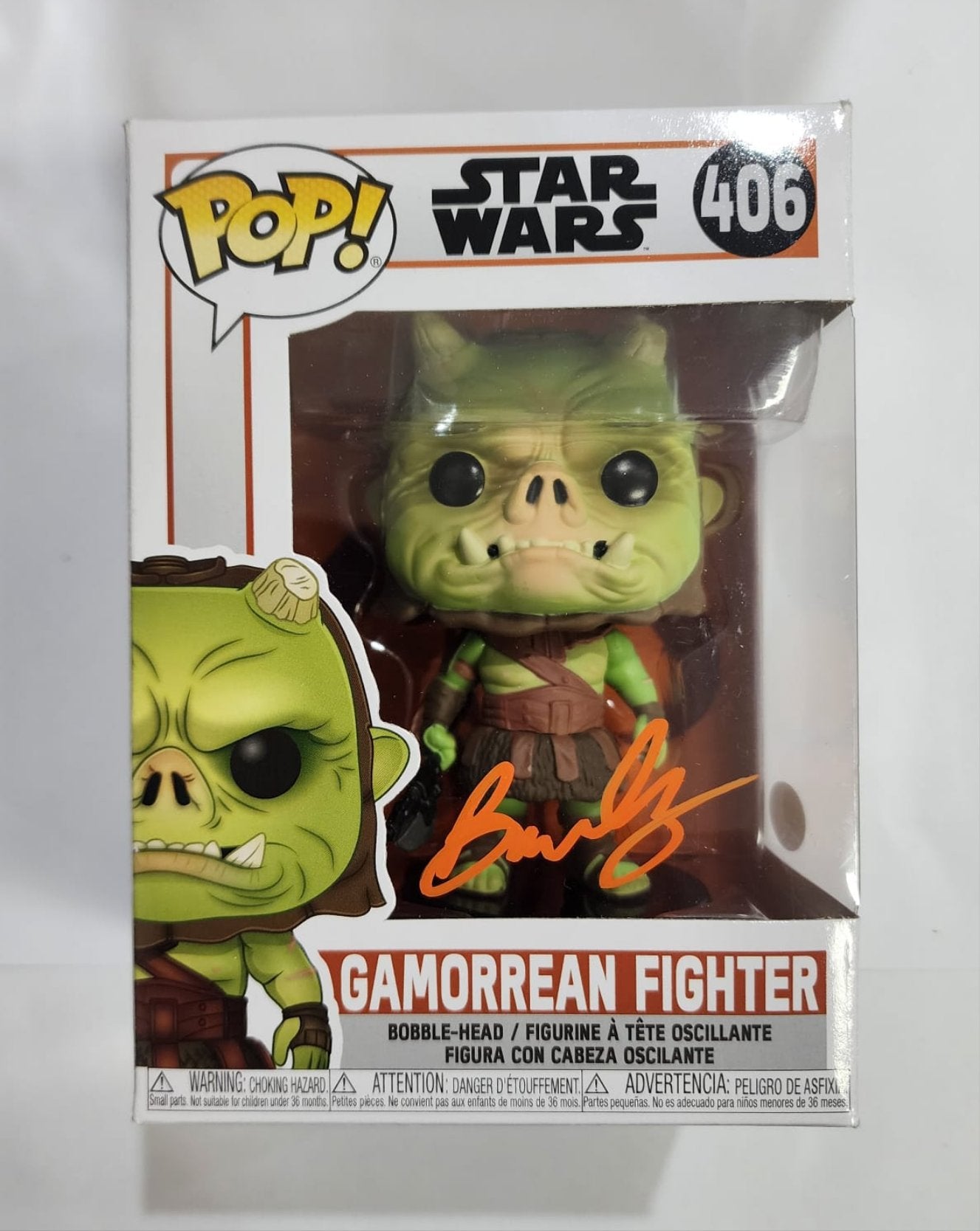 Star Wars - Gamorrean #406 Signed Pop! Vinyl