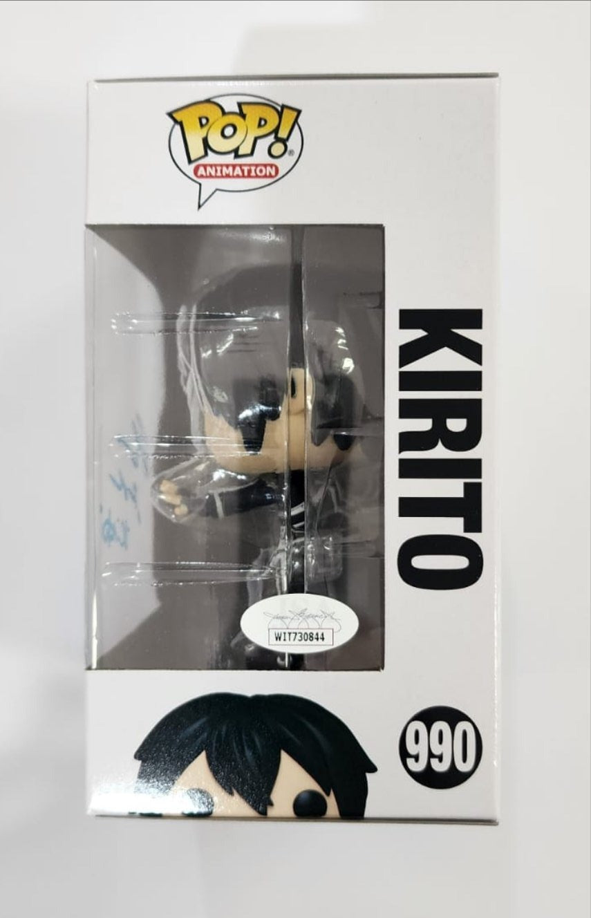 Sword Art Online -  Kirito Signed Pop! Vinyl #990