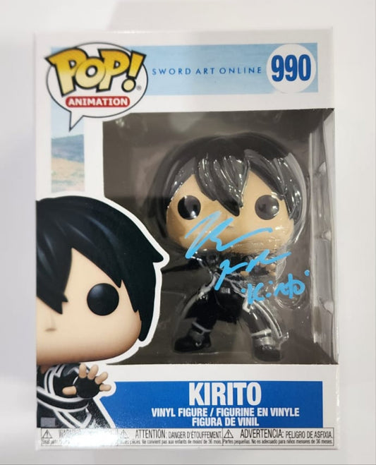 Sword Art Online -  Kirito Signed Pop! Vinyl #990