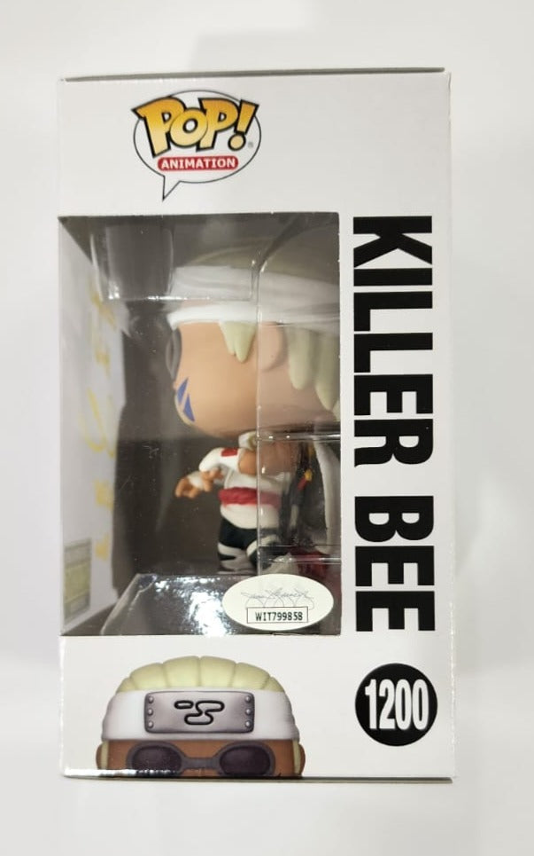 Naruto - Killer Bee #1200 EE Exclusive Stickered Signed Pop! Vinyl