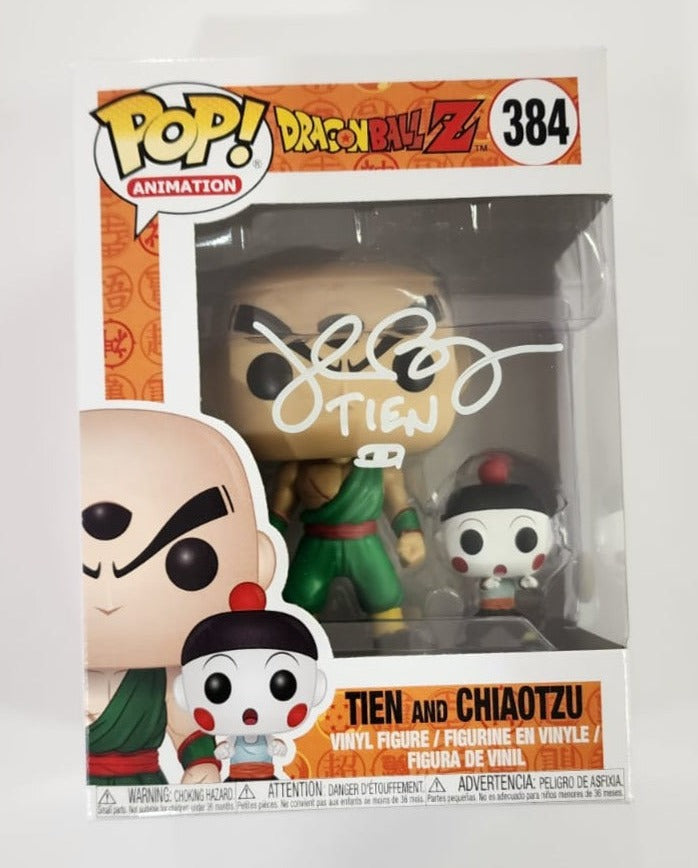 Dragon Ball Z - Tien & Chiaotzu #384 Signed Pop! Vinyl