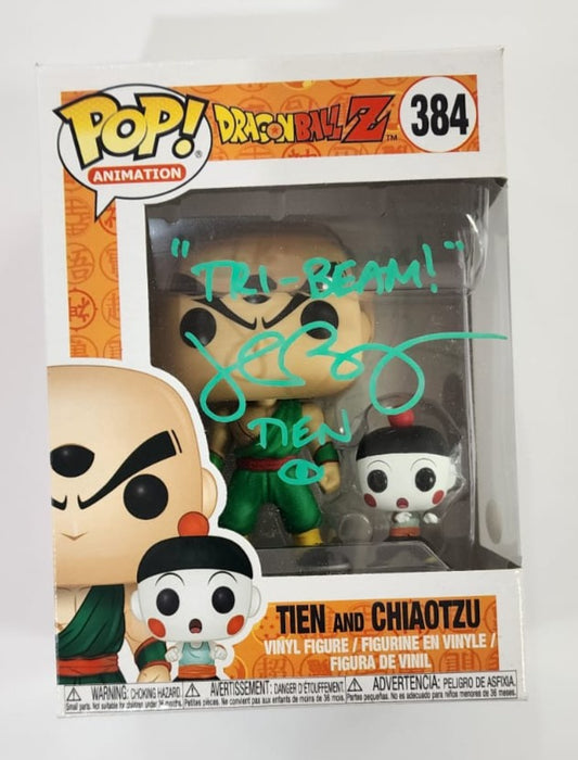 Dragon Ball Z - Tien & Chiaotzu #384 Signed Pop! Vinyl