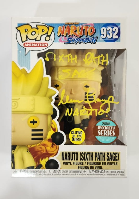 Naruto - Naruto Sixth Path Sage #932 Specialty Series Glow Exclusive Signed Pop! Vinyl
