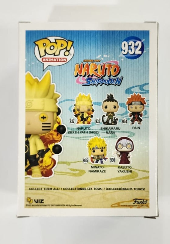 Naruto - Naruto Sixth Path Sage #932 Specialty Series Glow Exclusive Signed Pop! Vinyl