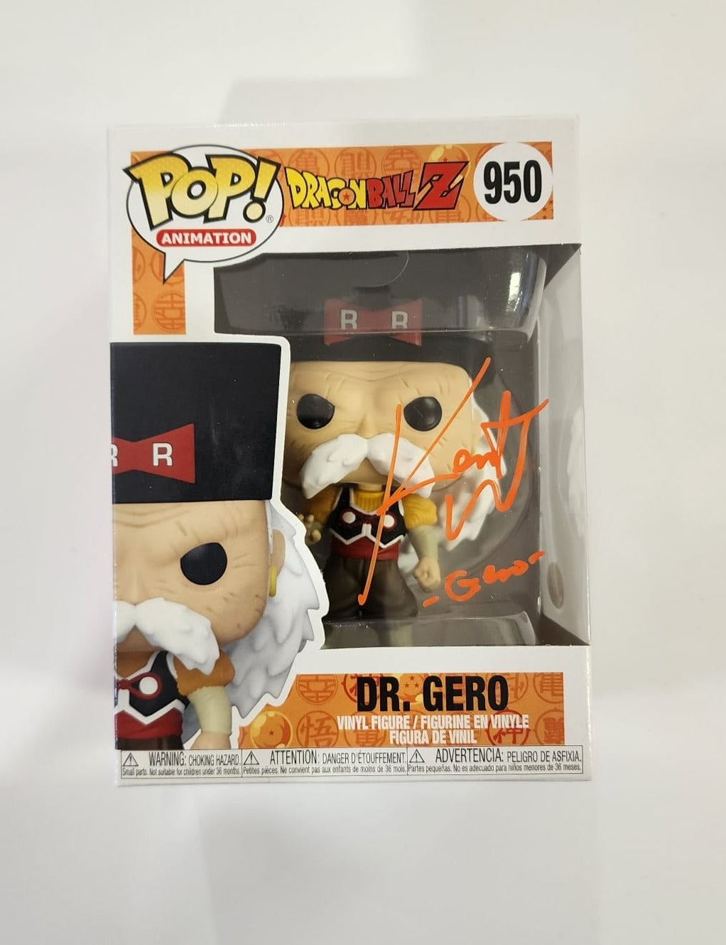 Dragon Ball Z - Dr. Gero #950 Signed Pop! Vinyl