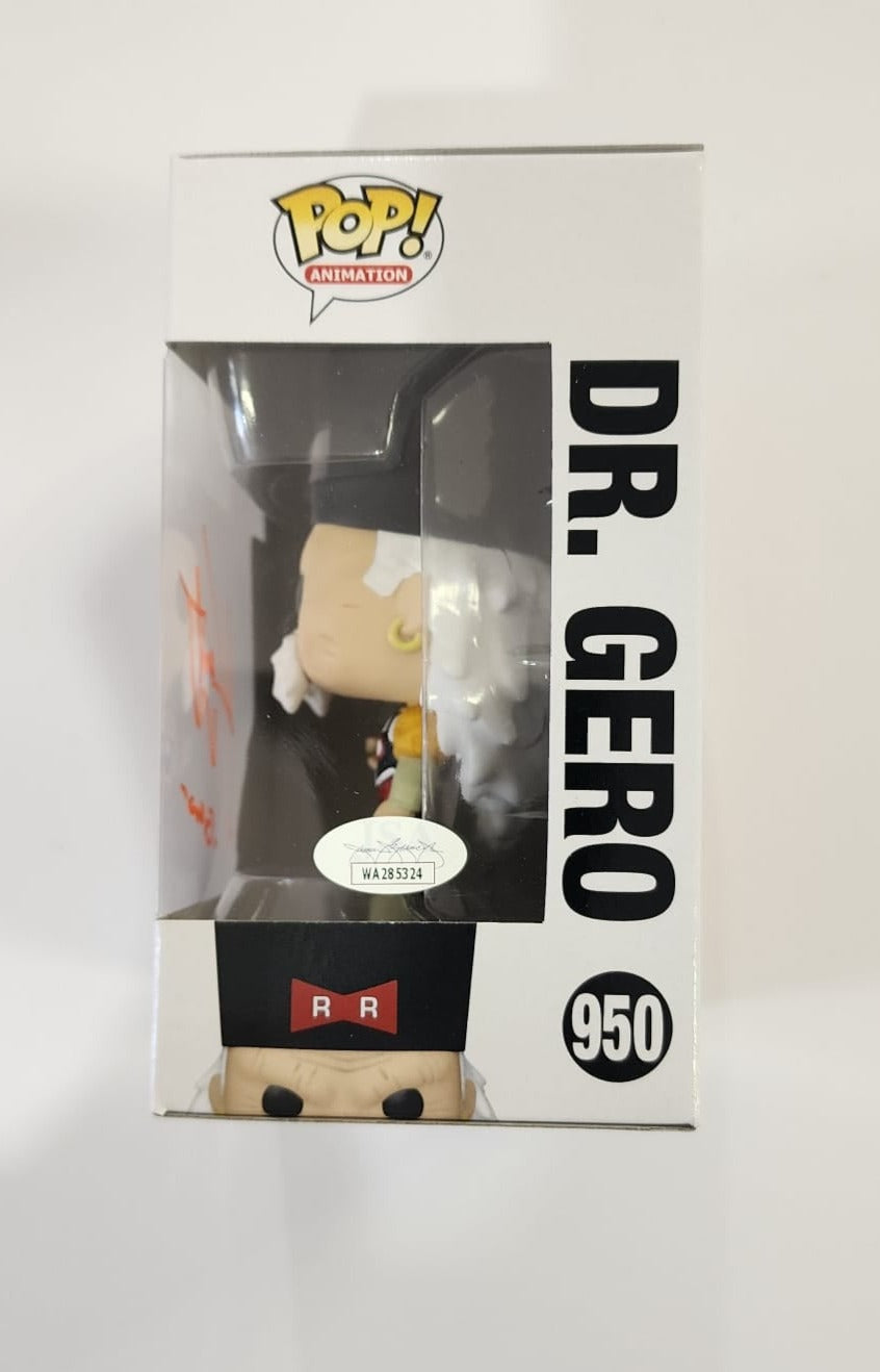 Dragon Ball Z - Dr. Gero #950 Signed Pop! Vinyl