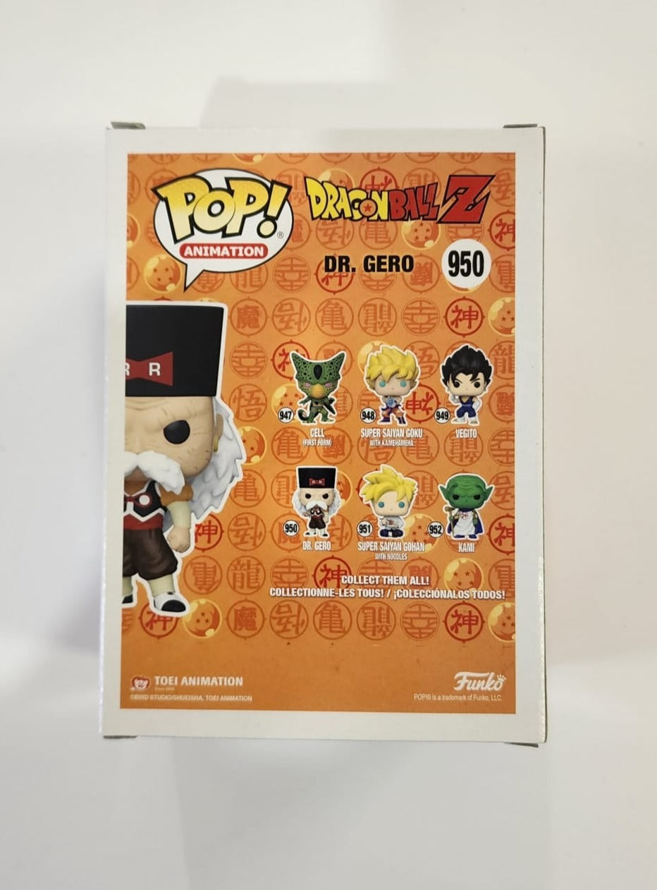 Dragon Ball Z - Dr. Gero #950 Signed Pop! Vinyl