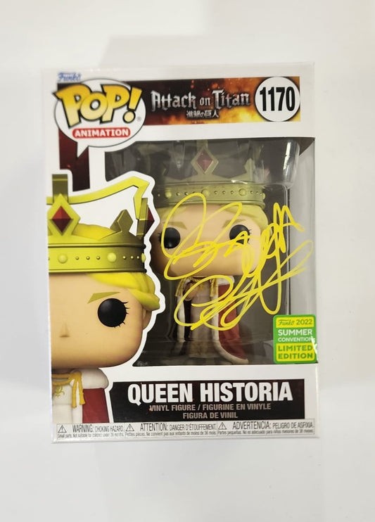 Attack on Titan - Queen Historia #1170 Signed Pop! Vinyl