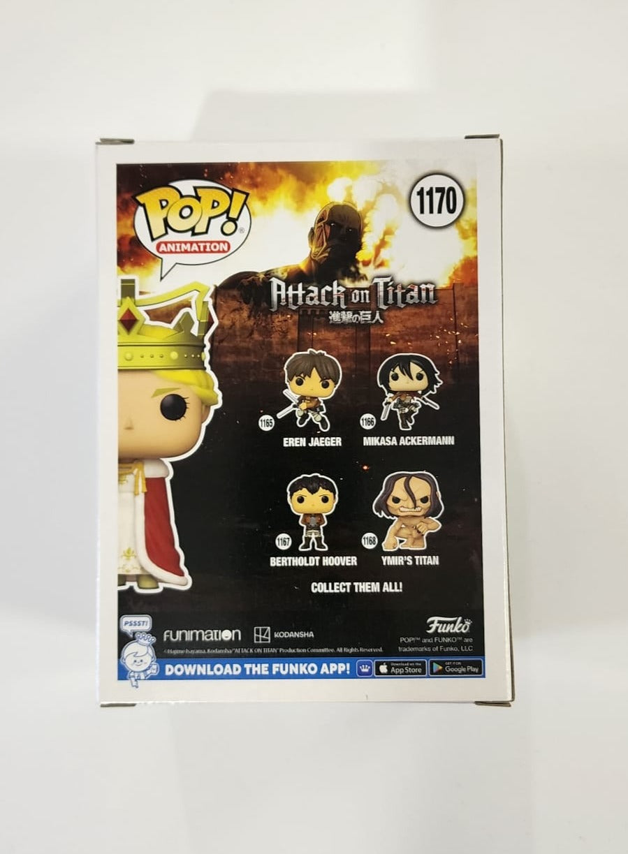 Attack on Titan - Queen Historia #1170 Signed Pop! Vinyl