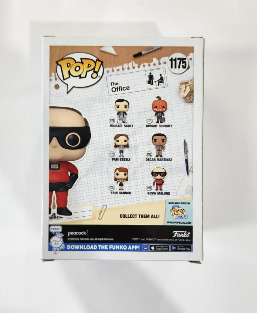 The Office - Kevin Malone #1175 Signed Pop! Vinyl