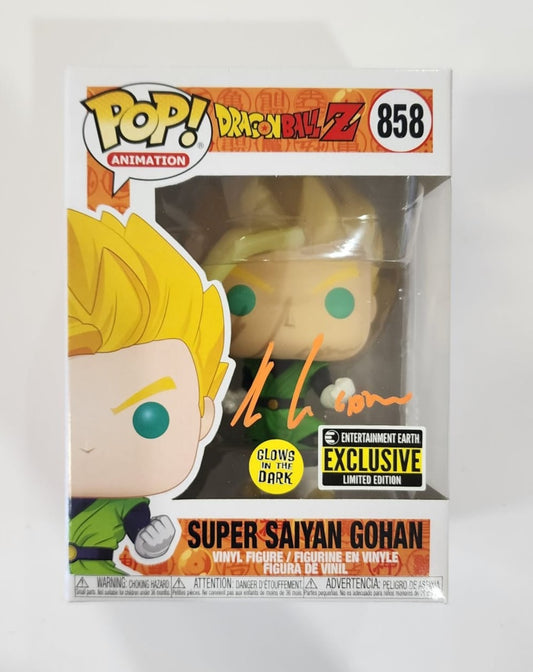 Dragon Ball Z - Super Saiyan Gohan #858 Entertainment Earth Exclusive Signed Pop! Vinyl