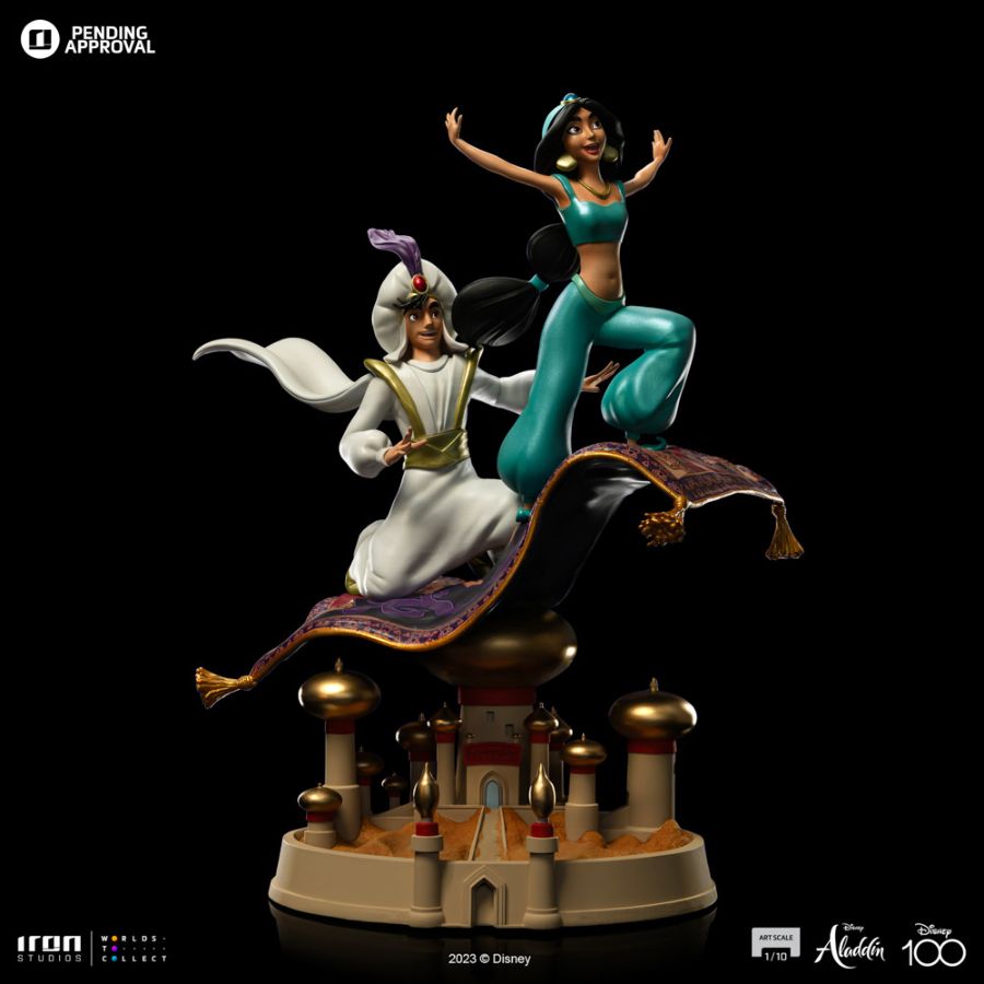 Disney - Aladdin & Jasmine 1:10 Statue