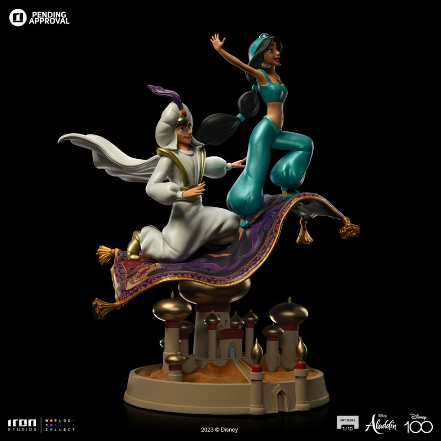 Disney - Aladdin & Jasmine 1:10 Statue