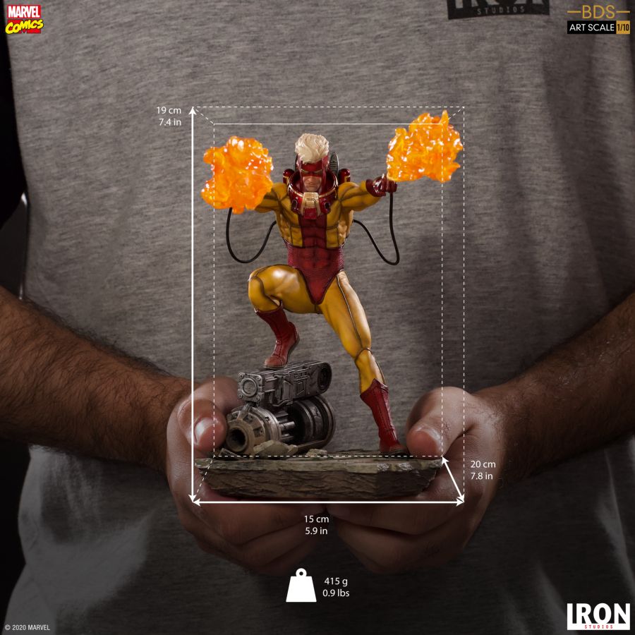 X-Men - Pyro 1:10 Scale Statue - Ozzie Collectables