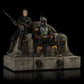 Star Wars: The Mandalorian - Boba Fett & Fennec Shand on Throne Deluxe 1:10 Scale Statue