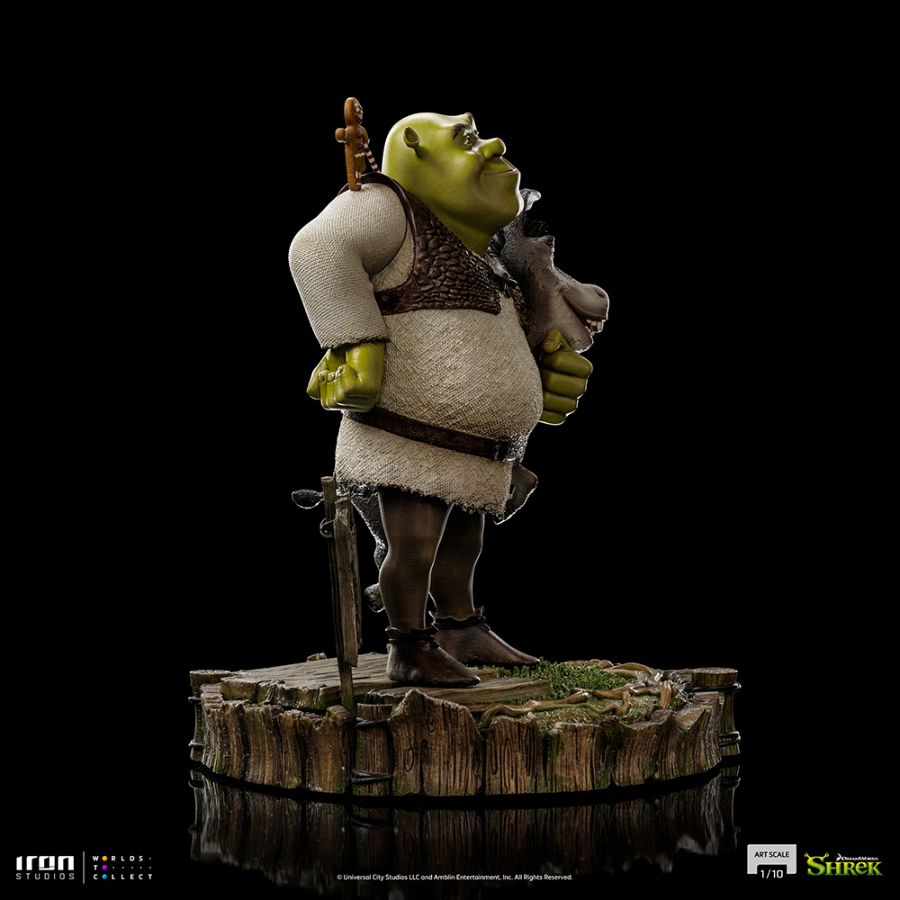 Shrek - Shrek, Donkey & Gingerbread Man Deluxe 1:10 Scale Statue
