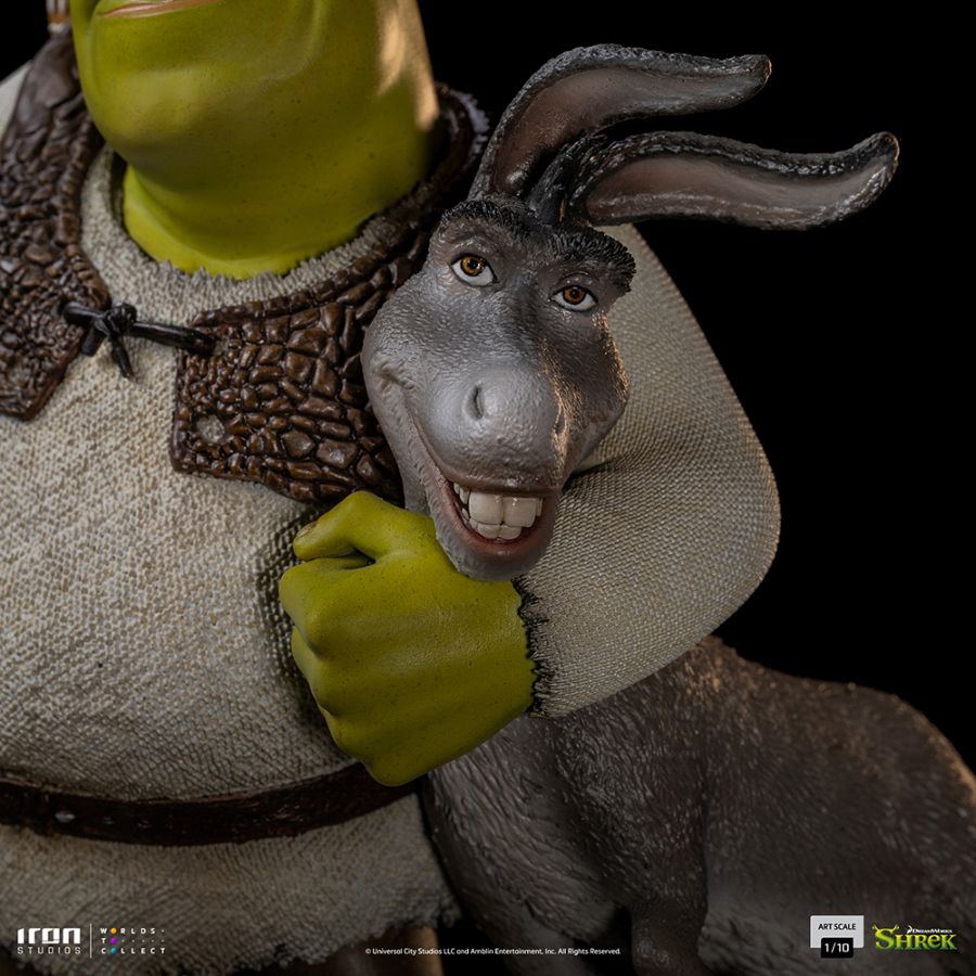 Shrek - Shrek, Donkey & Gingerbread Man Deluxe 1:10 Scale Statue