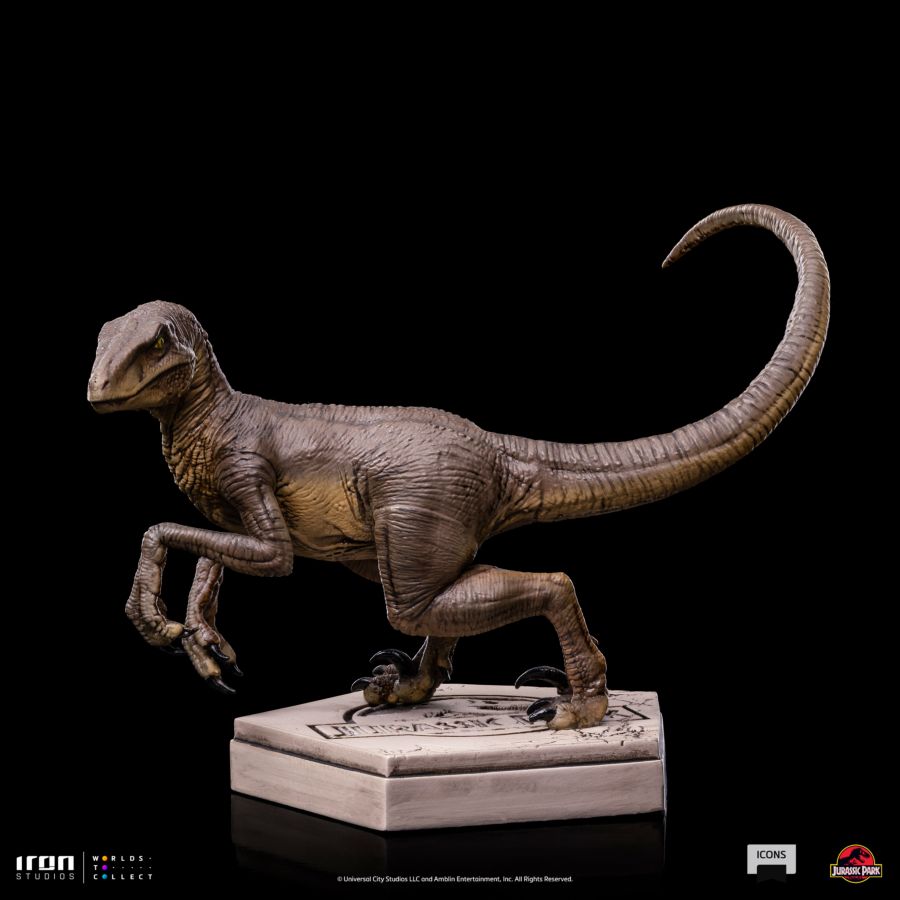 Jurassic Park - Velociraptor C Icons Statue