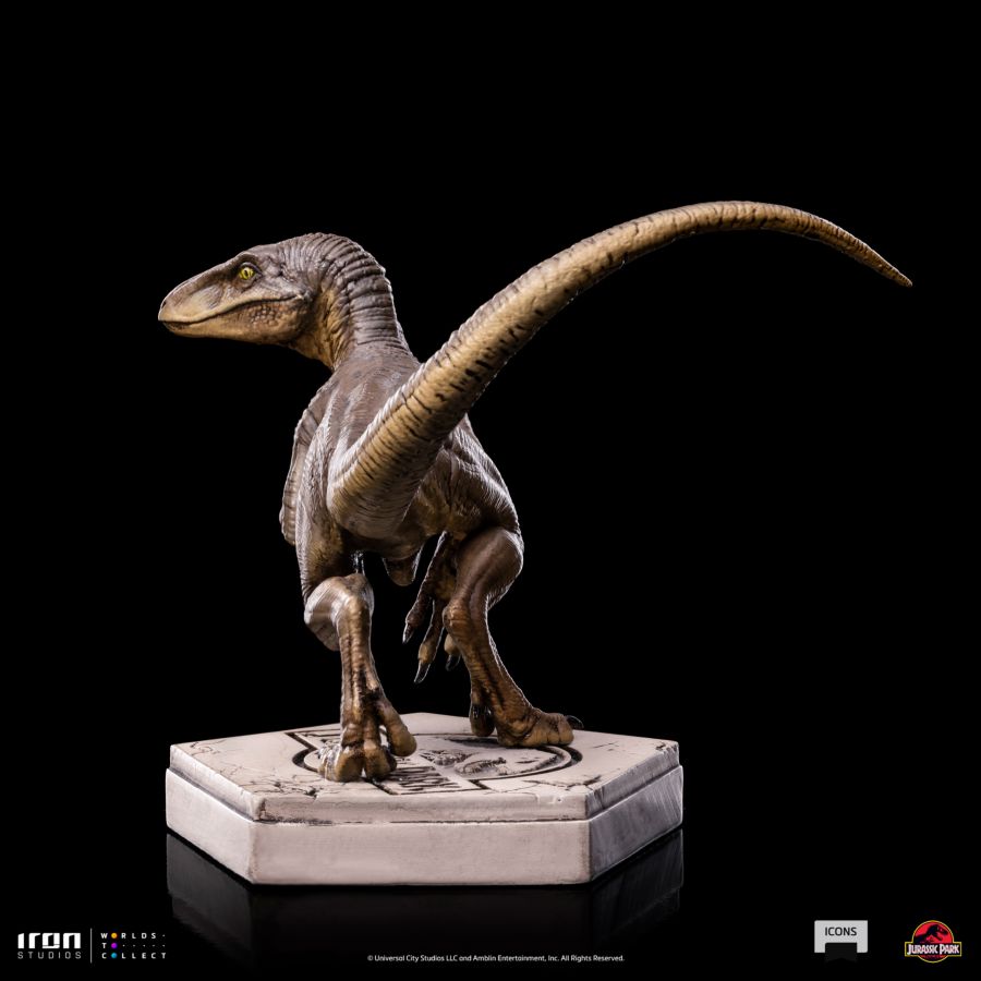 Jurassic Park - Velociraptor C Icons Statue